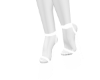 Platform white heels