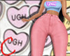 Pastel Pink Jeans (F)