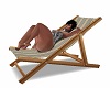 Beach chair (brown)