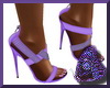 Purple Bling Heels