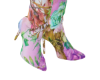ANGEL Floral Boots