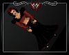 -A- Black Velvet Dress