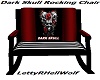 Dark Skull Rocking Chair