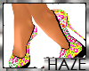 *Haze* YellowFloral Shoe