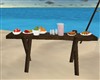 BEACH FOOD TABLE