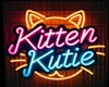 Kitten Kutie Neon Sign