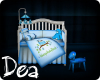 Baby Blue Owl Crib