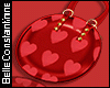 BC BEL HEART RED HANDBAG