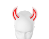 Red neon succubus horns