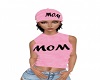 Mom hat pink