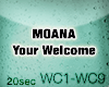 MOANA - YOUR WELCOME