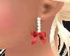 SL White Xmas Earrings
