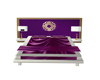 -ND- Purple White Bed 