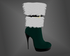 Fur Cuff Ankle Boots
