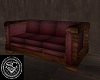 [S.C] - Carved red sofa