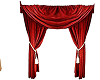 Red Drapy Curtains