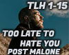 TOO LATE TO HATE YOU