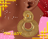<P>Gold Sea Earrings