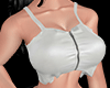 White Leather Top N10BB