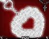 ♡ Earrings Heart White