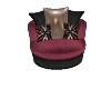 Black Pink  Cuddle Chair