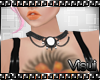 V| White Stone Necklace