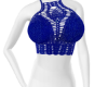 Blue Crochet top