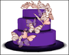 Purple  Butterfly Cake
