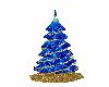 christmas tree Blue Gold