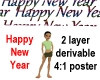 Happy New Year, 2 layers