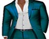D| Satin Green Suit
