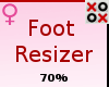 70% Foot Resizer - F
