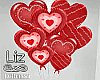 Valentines Red Hearts