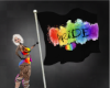 Pride Flag with poses