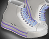 White/ Purple Sneakers