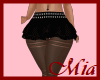 M* Black Skirt lace