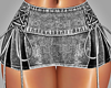 Grey Denim Skirt 