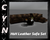HsH Leather Sofa Set