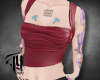 666 l red rose top