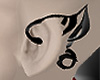 𝔁 . Elfy earrings blk