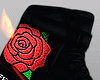 Sneakers.  Roses