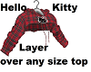 HK Plaid Shrug Layerable