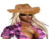 Straw Cowgirl hat