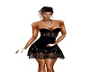 vestido corto negro