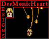 Empres Collar Gold Skull