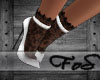 F|Shoes Socks White