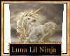 Unicorn Gold Poster