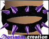 #D spike purple garter R