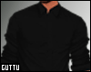 (G) Tucked Shirt Black