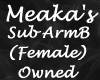 Meakas Sub ArmB F